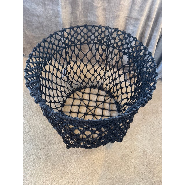 Interlude Home Interlude Home Wire Black Basket For Sale - Image 4 of 5