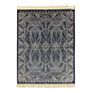 Turkish Floral Design Rug 4'0" X 6'0" For Sale