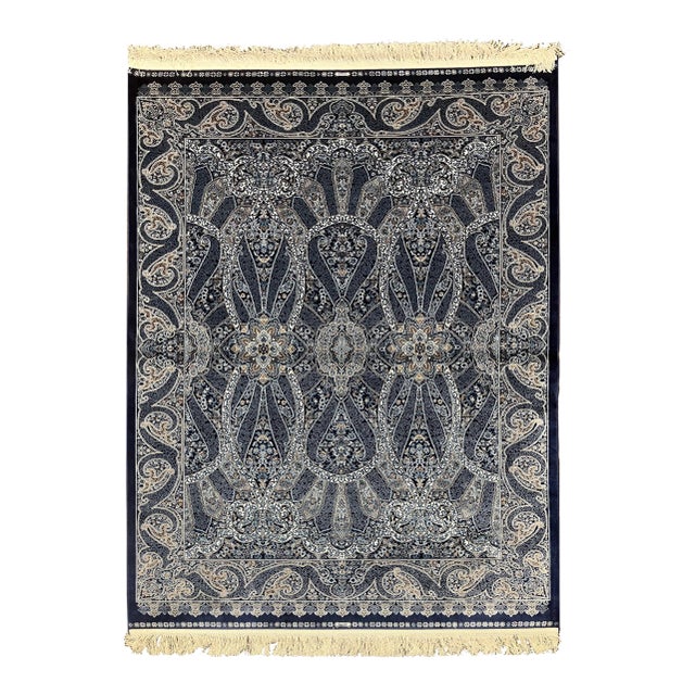 Turkish Floral Design Rug 4'0" X 6'0" For Sale