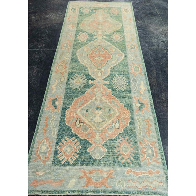 Turkish Oushak Runner Rug 2'10" x 8'8" #22309 Explore a curated collection of hallway runners, wool rugs, and handmade...