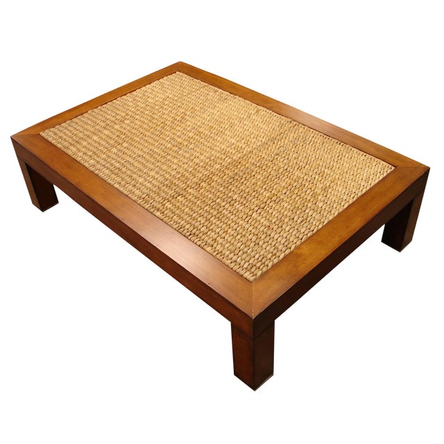 Woven Jute Coffee Table Chairish