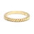 Hidalgo Flat Rope Band, 18k Yellow Gold, Ring Size 4 For Sale - Image 4 of 5