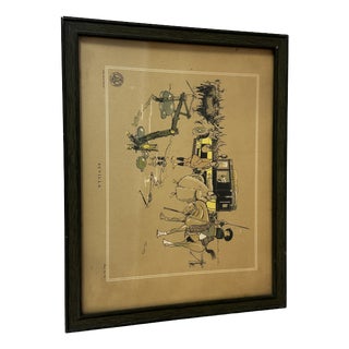René Vincent, Berliet Illustration, Nuremberg, 1907, Print on Paper For Sale