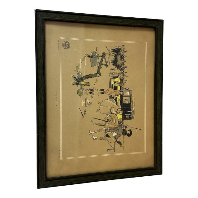 René Vincent, Berliet Illustration, Nuremberg, 1907, Print on Paper For Sale