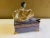Covered Ceramic Box with a girl holding her dress up to act as a holding spot for rings etc. Produced by Seiei & co. Made...