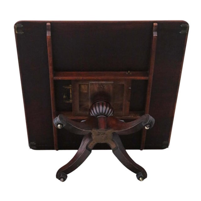 Large Antique Cuban Mahogany Dining Table by James Mein, 1800s For Sale - Image 12 of 14