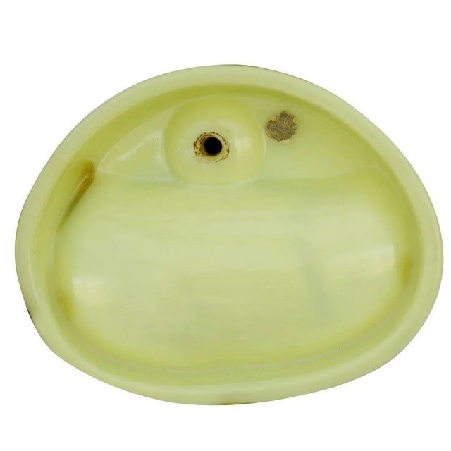 Metal 1930s Nude Art Deco Smoking Flapper Slag Glass Ashtray by Houzex For Sale - Image 7 of 7