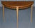 Zebrano Wood Demi-Lune Console Tables from Bevan Funnell, Set of 2 For Sale - Image 3 of 15