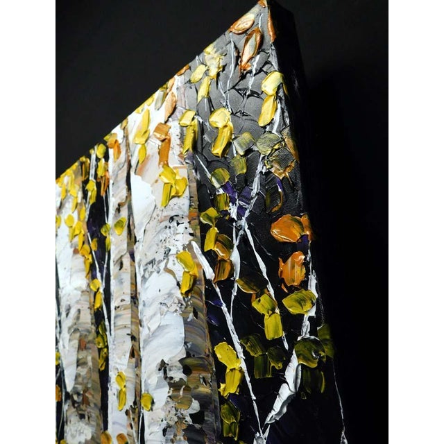 Maya Eventov "Symphony of Fall" Large Original Acrylic Painting on Canvas For Sale - Image 4 of 10