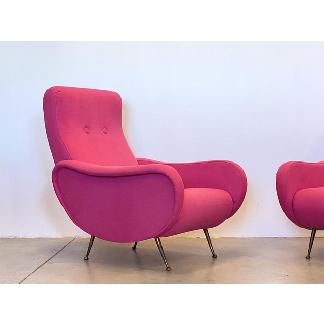 Set of Lounge Chairs in the style of Marco Zanuso 1950s For Sale - Image 4 of 16