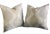 2020s Maxwell Fabrics Pair of Down and Feather Embroider Pillows For Sale - Image 5 of 5