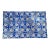 Rare Set of Forty Antique 19th Century Tiles Blue & White Floral Motif For Sale