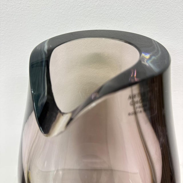 Kosta Boda Art Glass Opus Vase by Göran Wärff for Kosta Boda, 2006 For Sale - Image 4 of 18