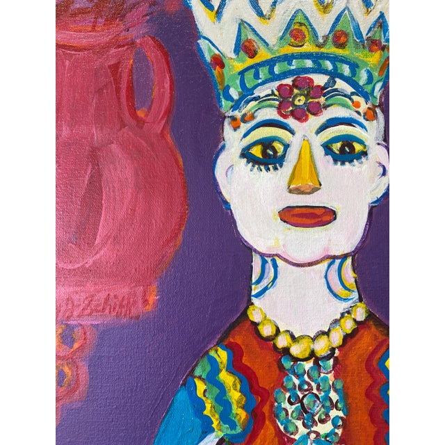 Mid-Century Modern Molly Schiff Still Life Painting For Sale - Image 3 of 4