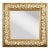 Italian 1940s Giltwood Mirror with Carved Scrolling Foliage and Acanthus Leaves For Sale