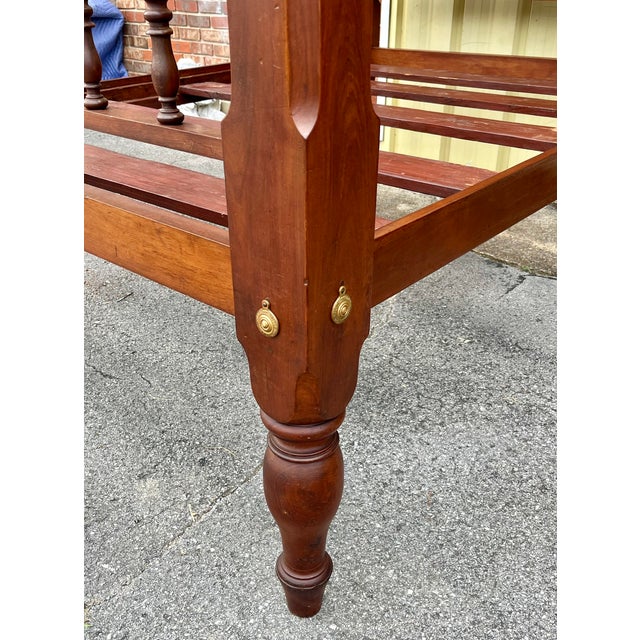 Antique 19th Century American Classical Full Tester Poster Bed For Sale - Image 4 of 18