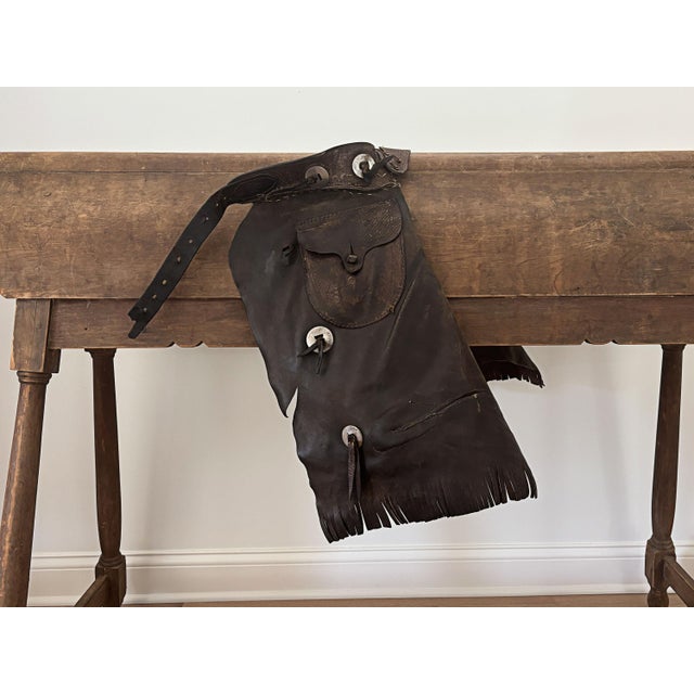 Farmhouse s.c. Gallup Western Chaps From Colorado, 1890s For Sale - Image 3 of 9