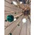 Contemporary Green Star Murano Glass Sputnik Light by Simoeng For Sale - Image 3 of 11