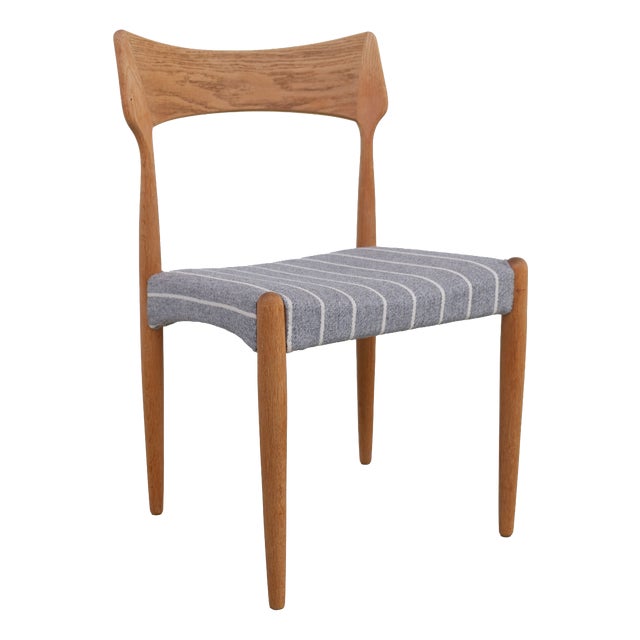 Danish Modern Oak Side Chair by Bernhard Pedersen & Son, 1960s For Sale