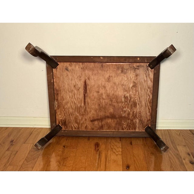 Wood Vintage Mid-Century Ceramic Tile Top Table, Circa 1960s-70s For Sale - Image 7 of 12