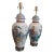 Vintgae Pair of French Vases With Handpainted Asian Scene For Sale