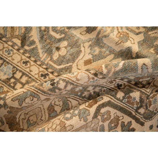 Old New House Vintage Distressed Bakhtiari Carpet - 10'9" x 12'5" For Sale - Image 4 of 9