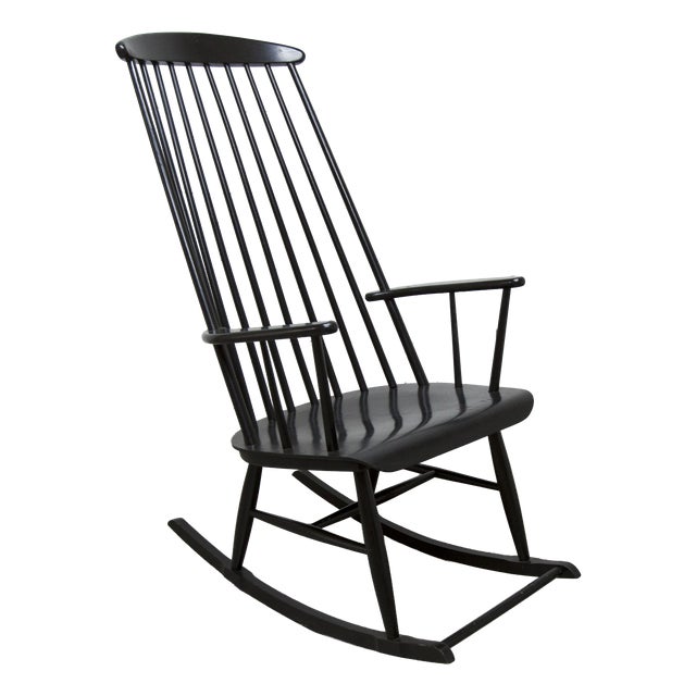 Scandinavian Rocking Chair in the style of Tapiovaara, 1960s For Sale