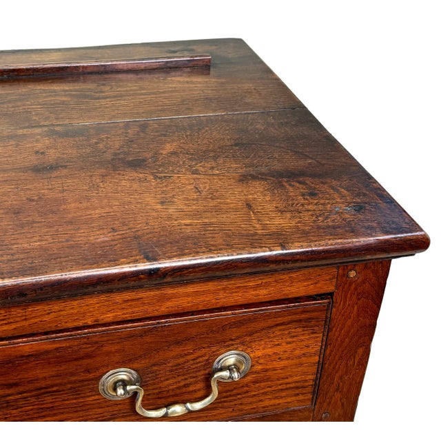 Small Georgian Oak Dresser Base, Late 18th Century For Sale - Image 12 of 15