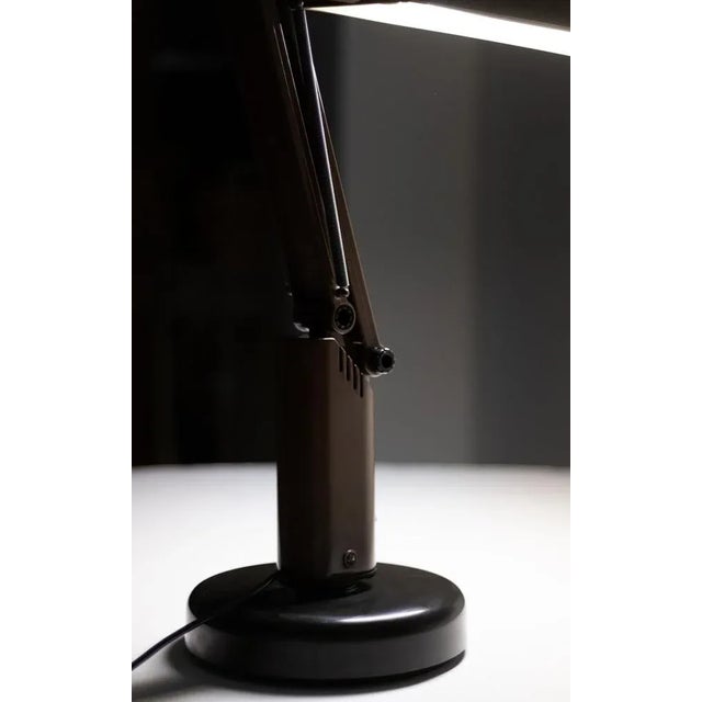 Brown Swedish Space Age Desk Lamp from Fagerhult For Sale - Image 8 of 9