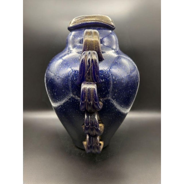 Amphora Vase with Lid in Pulegoso Glass by Napoleone Martinuzzi, 1920s For Sale - Image 4 of 10