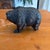 Mid 20th Century Mid 20th Century Black Bear With Salmon Catch Painted Bronze For Sale - Image 5 of 12