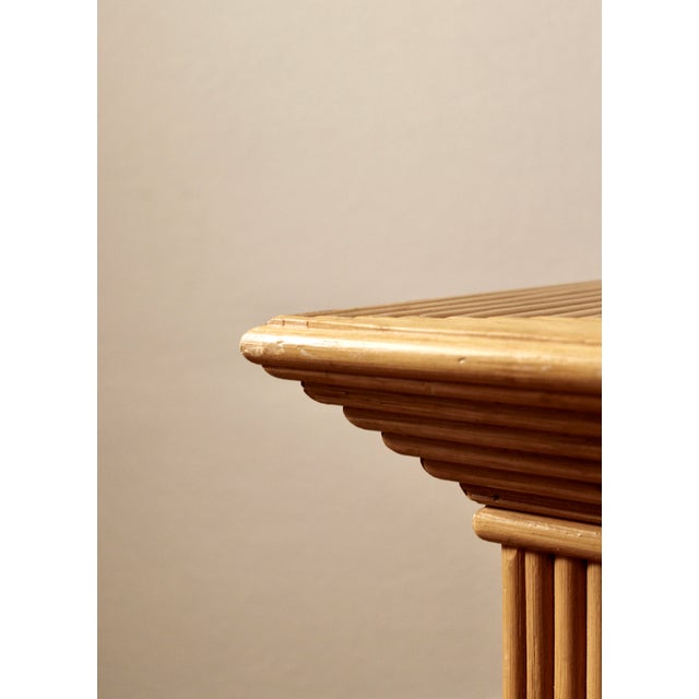 Bamboo and Rattan Column Pedestals by Cristina Celestino, 1960s, Set of 2 For Sale - Image 9 of 18