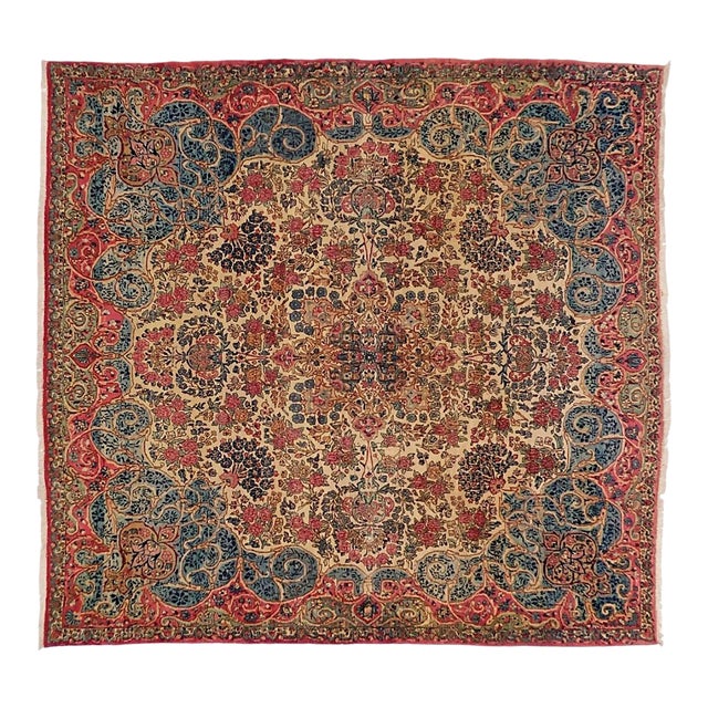 Antique Persian Lavar , 7'3" X 7'8" For Sale