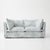 Not Yet Made - Made To Order Sophie Conran Coco 2.5 Seater Sofa - Andrew Martin Midsummer Faded Blue with Knife Edge Cushion For Sale - Image 5 of 5