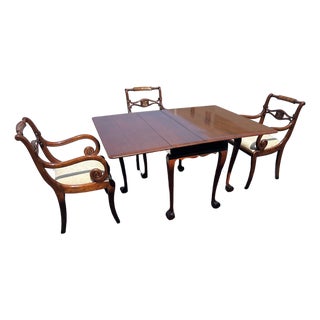 Theodore Alexander English Regency Style Dining Table and Armchair Set For Sale