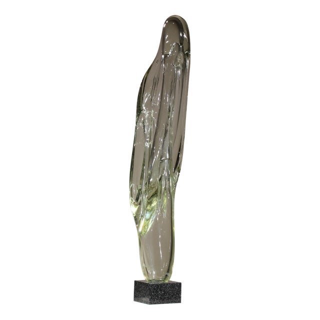 Eastern European Glass Caviersecha Sculpture, 1987 For Sale