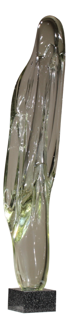 Eastern European Glass Caviersecha Sculpture, 1987