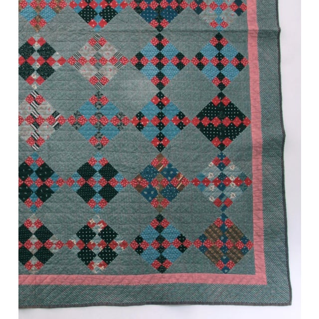 Early 1900s Nine Patch Quilt Chairish