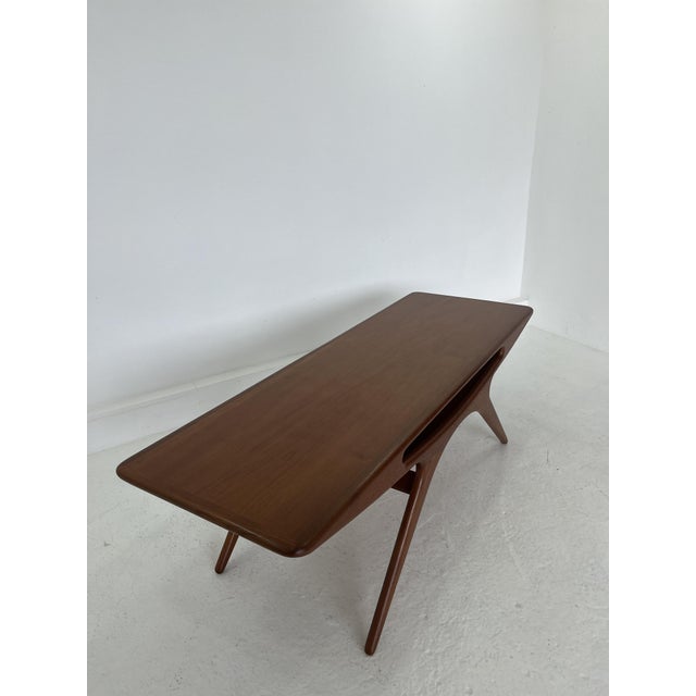 Smile Coffee Table in Teak by Johannes Andersen for CFC Silkeborg, Denmark, 1960s For Sale - Image 9 of 12