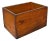 Antique Farmhouse Pine Open Top Wood Storage Box For Sale
