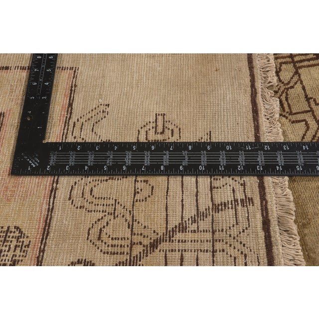 Textile Antique Turkestan Khotan Rug, 04'08 X 06'08 For Sale - Image 7 of 10