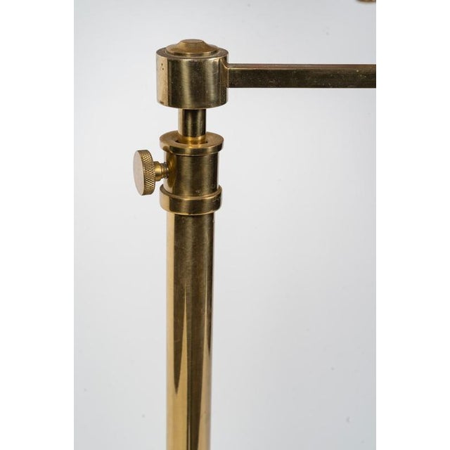 Reading Floor Light in Gilded Brass, 1990s For Sale - Image 6 of 8