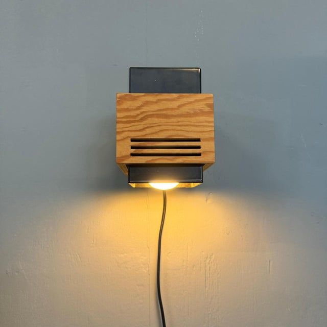 Cubism Wall Lamps attributed to Claus Bolby for Cebo Industri, 1970, Set of 2 For Sale - Image 11 of 15