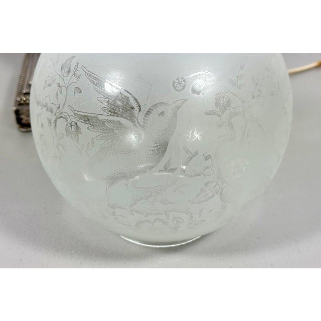 Late 19th Century Stunning 29” 1875 Sheffield Sterling Silver and Cut Glass Corinthian Banquet Lamp For Sale - Image 5 of 18