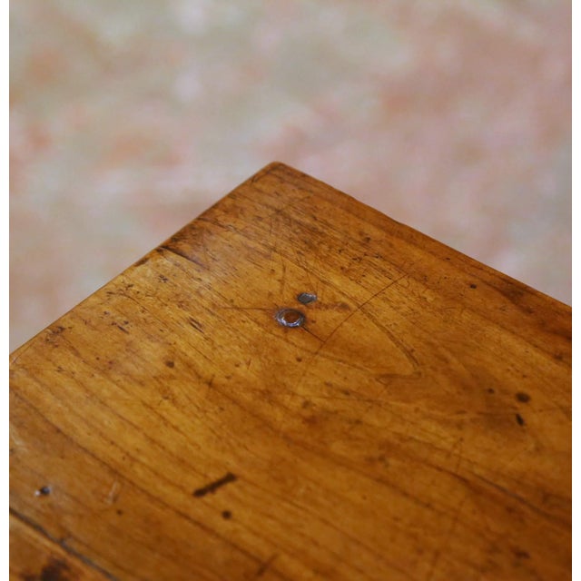 19th Century French Louis Philippe Cherry Bedside Table With Drawer For Sale - Image 10 of 13