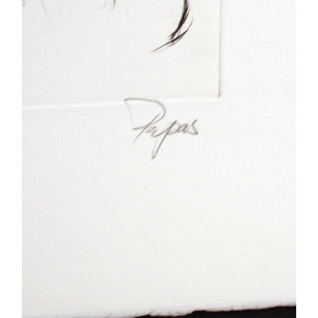 Impressionist William Papas "Street Musicians -Pike Place Seattle" Signed Hand Colored Etching For Sale - Image 3 of 6