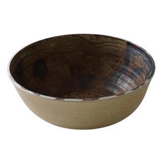 Large Mid-Century Modern Ceramic Bowl attributed to Nils Kähler, Denmark, 1979 For Sale