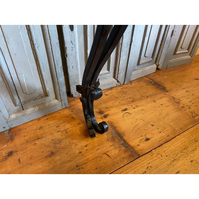 French Wall Table with Marble For Sale - Image 11 of 17