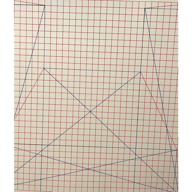 Printmaking Materials Will Insley , Abstract Minimalist Color Silkscreen Print Will Insley On The Bowery Pop Art, 1969-1971 For Sale - Image 7 of 7