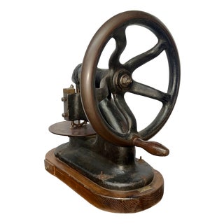 Antique Italian Flywheel Punch, 1890s For Sale